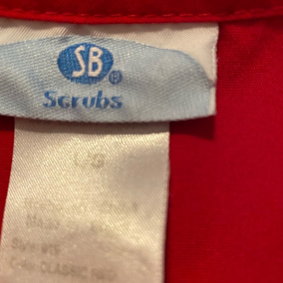 Red Scrubs wide leg - Picture 5 of 6